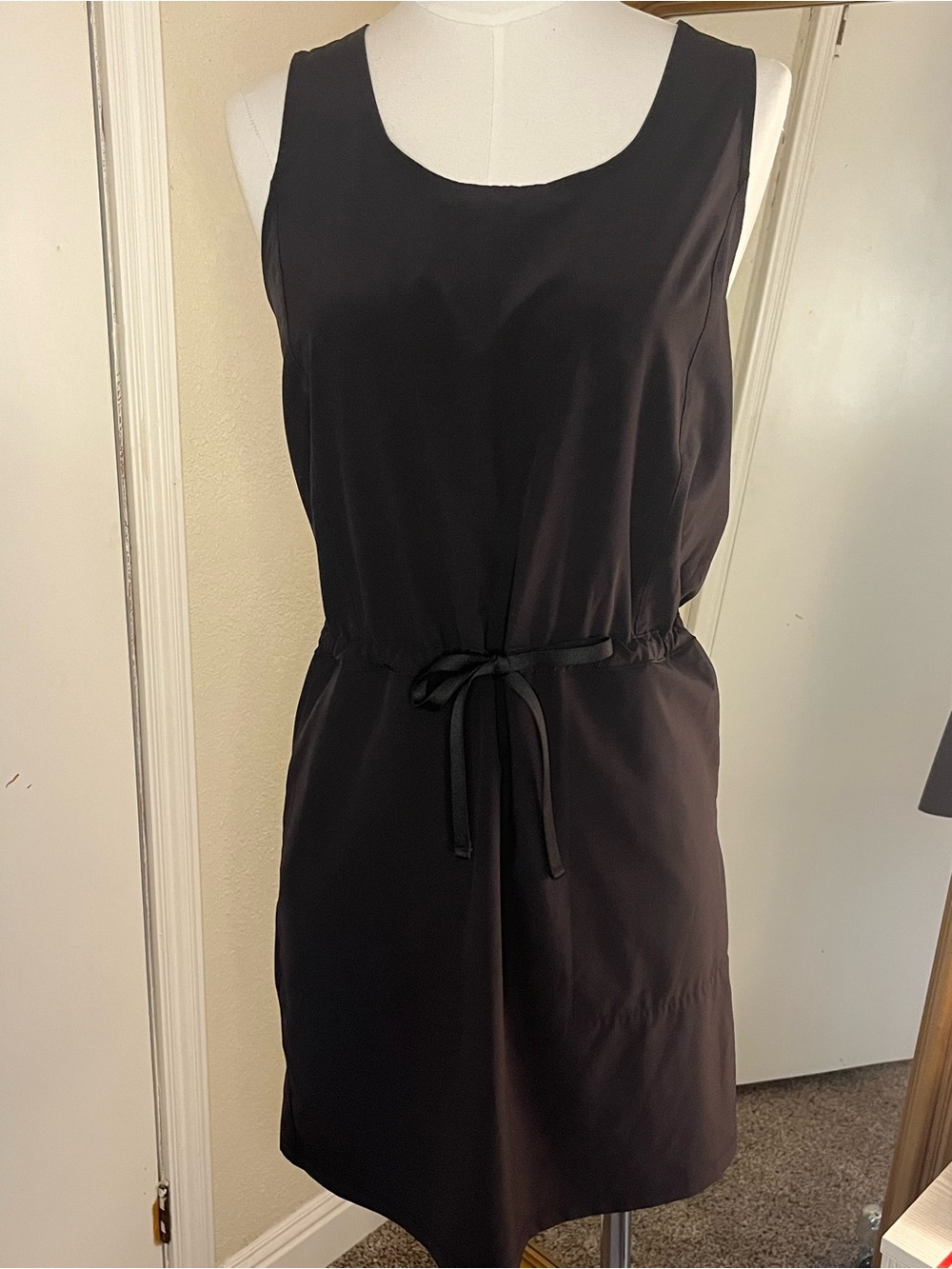 Patagonia Black Sleeveless Tie-Waist Dress - Women